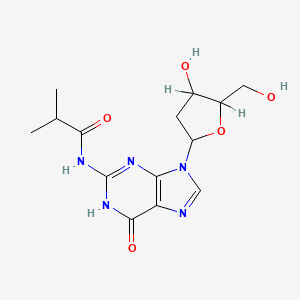 9-(2-deoxypentofuranosyl)-2-[(2-methylpropanoyl)amino]-9H-purin-6-ol