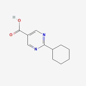 molecular formula C11H14N2O2 B8805963 2-Cyclohexylpyrimidine-5-carboxylic acid 