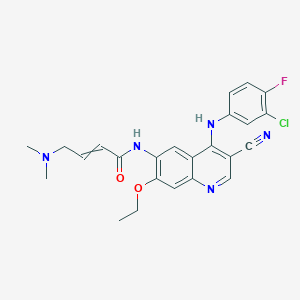 molecular formula C24H23ClFN5O2 B8805967 Pelitinib 