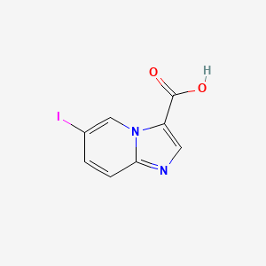 6-Iodoimidazo[1,2-a]pyridine-3-carboxylic acid