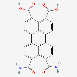 molecular formula C24H14N2O6 B8806041 3,4,9,10-Perylenetetracarboxylicacid diimide;Anthra[2,1,9-def:6,5,10-d'e'f']diisoquinoline-1,3,8,10(2H,9H)-tetraone 