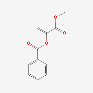 molecular formula C11H10O4 B8806050 Methyl 2-Benzoyloxyacrylate 