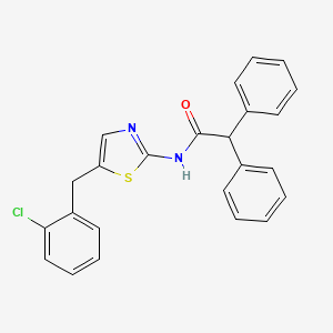 N-[5-(2-Chloro-benzyl)-thiazol-2-yl]-2,2-diphenyl-acetamide