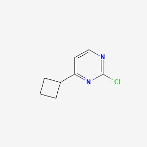 molecular formula C8H9ClN2 B8806087 2-Chloro-4-cyclobutylpyrimidine 