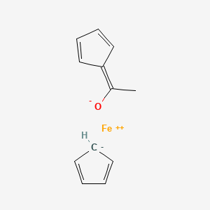 molecular formula C12H12FeO B8806090 Ferrocene, acetyl- 