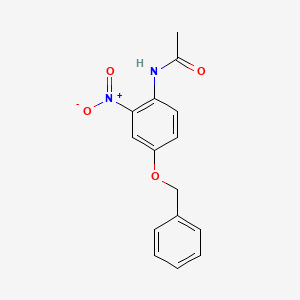 molecular formula C15H14N2O4 B8806110 n-[4-(Benzyloxy)-2-nitrophenyl]acetamide CAS No. 26697-34-7