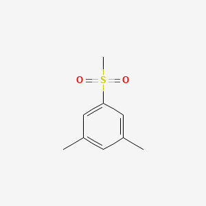 molecular formula C9H12O2S B8806359 1,3-Dimethyl-5-(methylsulfonyl)benzene CAS No. 90534-51-3