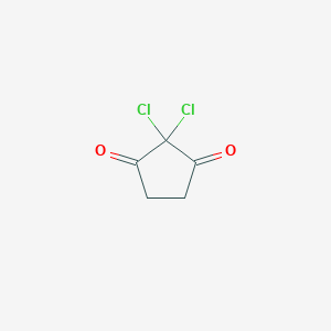 molecular formula C5H4Cl2O2 B088064 1,3-Cyclopentanedione, 2,2-dichloro- CAS No. 14203-21-5