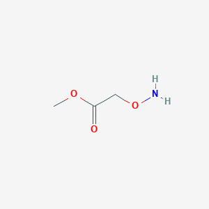 molecular formula C3H7NO3 B8806417 Methyl 2-(aminooxy)acetate 