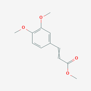 molecular formula C12H14O4 B8806434 Methyl 3-(3,4-dimethoxyphenyl)prop-2-enoate 