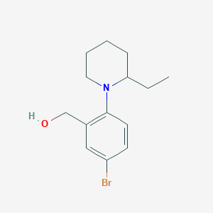 (5-Bromo-2-(2-ethylpiperidin-1-YL)phenyl)methanol