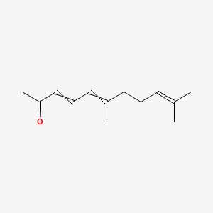 molecular formula C13H20O B8806443 3,5,9-Undecatrien-2-one,6,10-dimethyl- 