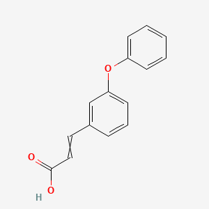 molecular formula C15H12O3 B8806465 m-Phenoxycinnamic acid 