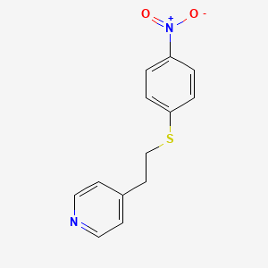 4-(2-((4-Nitrophenyl)thio)ethyl)pyridine