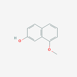 molecular formula C11H10O2 B8806537 8-Methoxynaphthalen-2-ol 