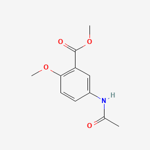 molecular formula C11H13NO4 B8806601 Methyl 5-(acetylamino)-o-anisate CAS No. 79893-19-9