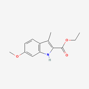 molecular formula C13H15NO3 B8806696 Ethyl 6-methoxy-3-methyl-1H-indole-2-carboxylate CAS No. 2400-35-3