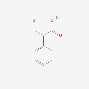 molecular formula C9H9BrO2 B8806728 3-Bromo-2-phenylpropanoic acid CAS No. 5441-68-9