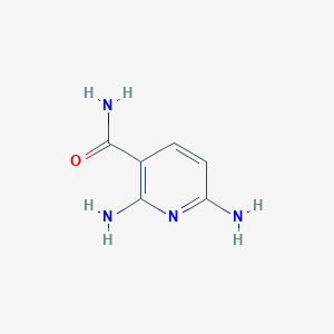 molecular formula C6H8N4O B8806745 2,6-Diaminonicotinamide CAS No. 69925-29-7