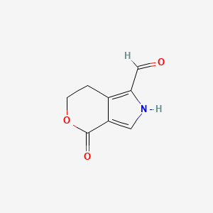 4-Oxo-2,4,6,7-tetrahydropyrano[3,4-C]pyrrole-1-carbaldehyde