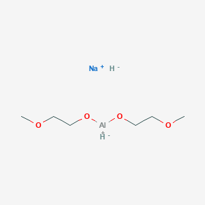 molecular formula C6H16AlNaO4 B8806788 Sodium bis(2-methoxyethoxy)aluminiumhydride 