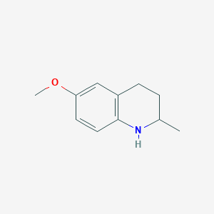 molecular formula C11H15NO B8806837 6-Methoxy-2-methyl-1,2,3,4-tetrahydroquinoline 