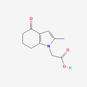 2-(2-Methyl-4-oxo-4,5,6,7-tetrahydro-1H-indol-1-YL)acetic acid