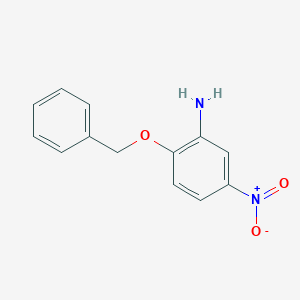 molecular formula C13H12N2O3 B8806912 2-(Benzyloxy)-5-nitroaniline CAS No. 88964-90-3