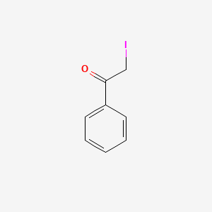 molecular formula C8H7IO B8806993 2-IODOACETOPHENONE CAS No. 4636-16-2