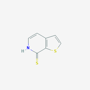 molecular formula C7H5NS2 B008807 Thieno[2,3-c]pyridine-7(6H)-thione CAS No. 104587-44-2