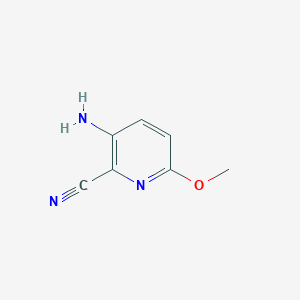 molecular formula C7H7N3O B8807035 3-Amino-6-methoxypicolinonitrile 