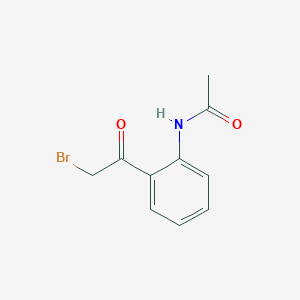 N-[2-(2-bromoacetyl)phenyl]acetamide