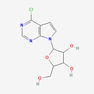 (2R,3R,4S,5R)-2-(4-chloropyrrolo[2,3-d]pyrimidin-7-yl)-5-(hydroxymethyl)oxolane-3,4-diol
