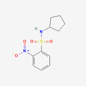 N-cyclopentyl-2-nitrobenzenesulfonamide