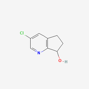 3-Chloro-6,7-dihydro-5H-cyclopenta[B]pyridin-7-OL
