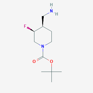 tert-butyl (3S,4R)-4-(aminomethyl)-3-fluoropiperidine-1-carboxylate
