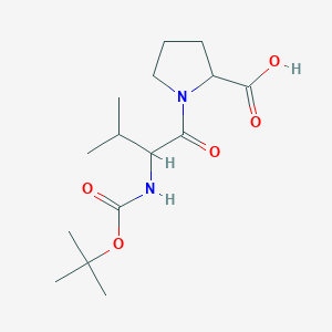 1-(2-((tert-Butoxycarbonyl)amino)-3-methylbutanoyl)proline
