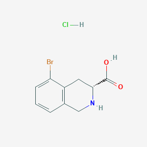 (R)-5-Bromo-1,2,3,4-tetrahydroisoquinoline-3-carboxylic acid hydrochloride