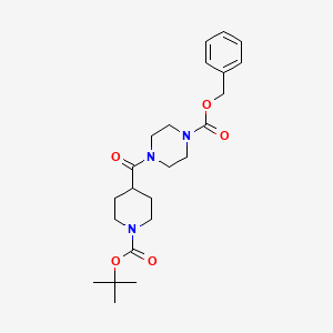 (1-Boc-4-piperidinyl)(4-Cbz-1-piperazinyl)methanone