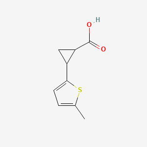 2-(5-Methylthiophen-2-yl)cyclopropane-1-carboxylic acid