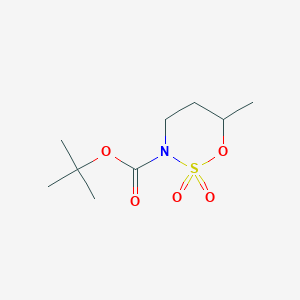 Tert-butyl 6-methyl-2,2-dioxo-1,2lambda6,3-oxathiazinane-3-carboxylate