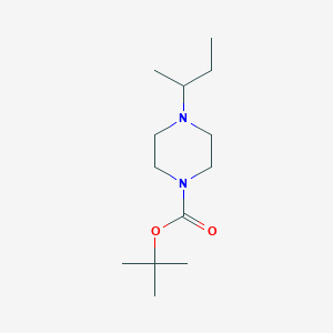molecular formula C13H26N2O2 B8807465 tert-Butyl 4-(sec-butyl)piperazine-1-carboxylate 