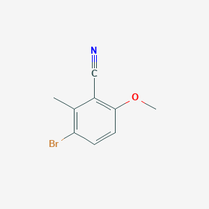 3-Bromo-6-methoxy-2-methylbenzonitrile