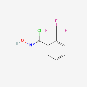 N-Hydroxy-2-(trifluoromethyl)benzene-1-carboximidoyl chloride