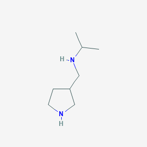 N-(Pyrrolidin-3-ylmethyl)propan-2-amine