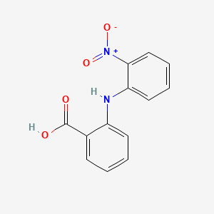 molecular formula C13H10N2O4 B8807623 Anthranilic acid, N-(o-nitrophenyl)- CAS No. 5933-35-7