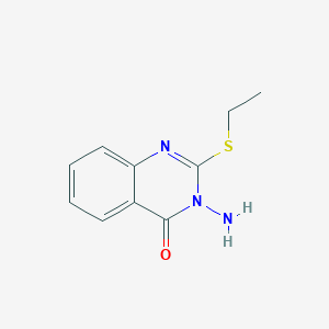 4(3H)-Quinazolinone, 3-amino-2-(ethylthio)-