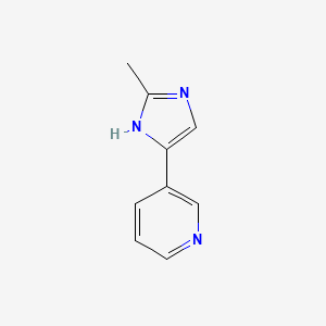 3-(2-methyl-1H-imidazol-5-yl)pyridine