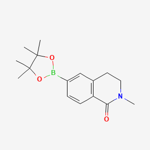 2-methyl-6-(4,4,5,5-tetramethyl-1,3,2-dioxaborolan-2-yl)-3,4-dihydroisoquinolin-1(2H)-one