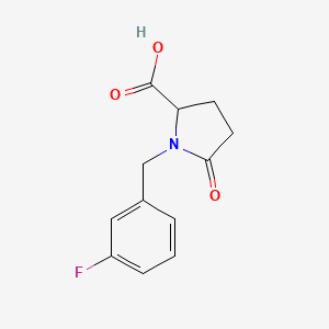 DL-Proline, 1-[(3-fluorophenyl)methyl]-5-oxo-